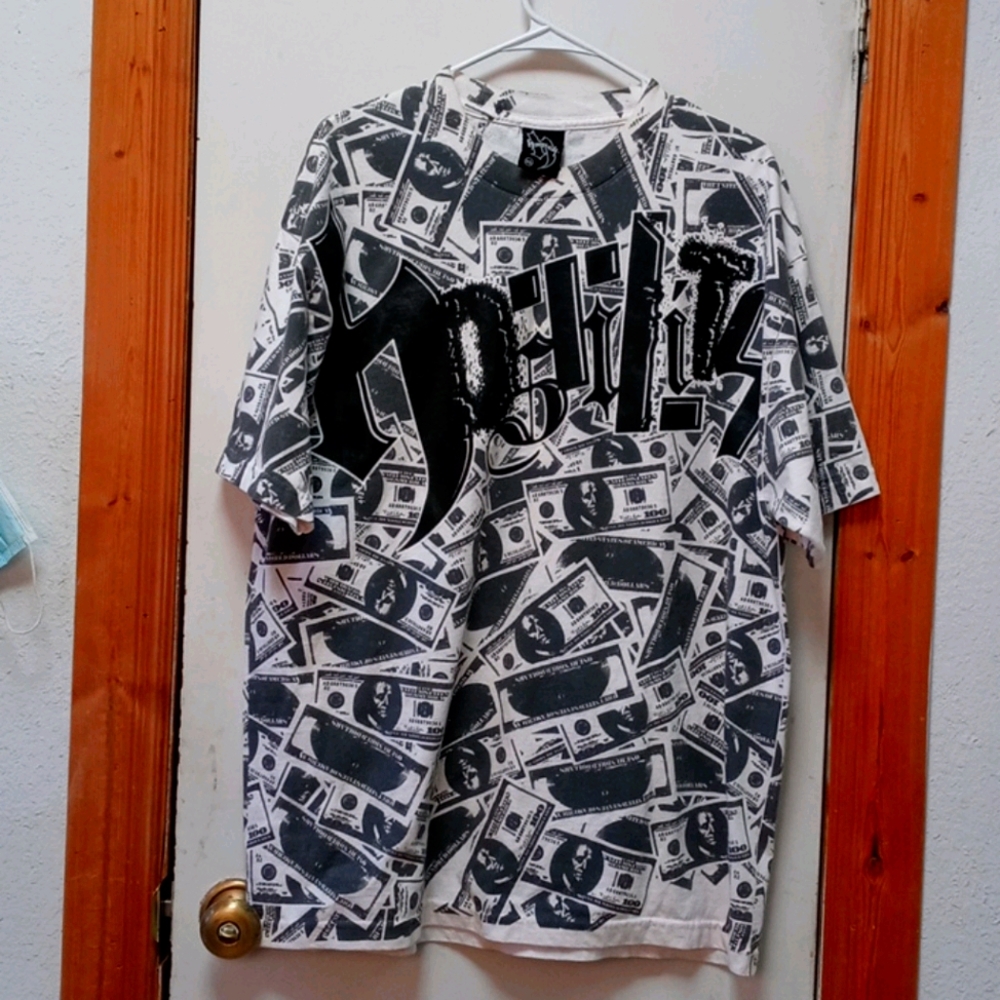 Hostility Grafic tee XL Dollar bill print